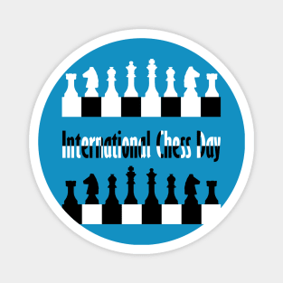 International Chess Day 20th July Magnet